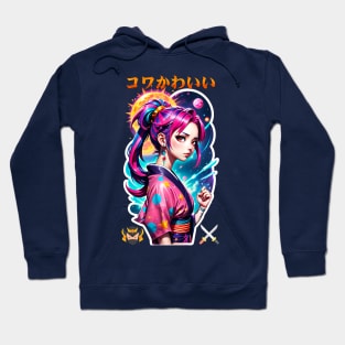 Kawaii Dread Warrior Girl Hoodie